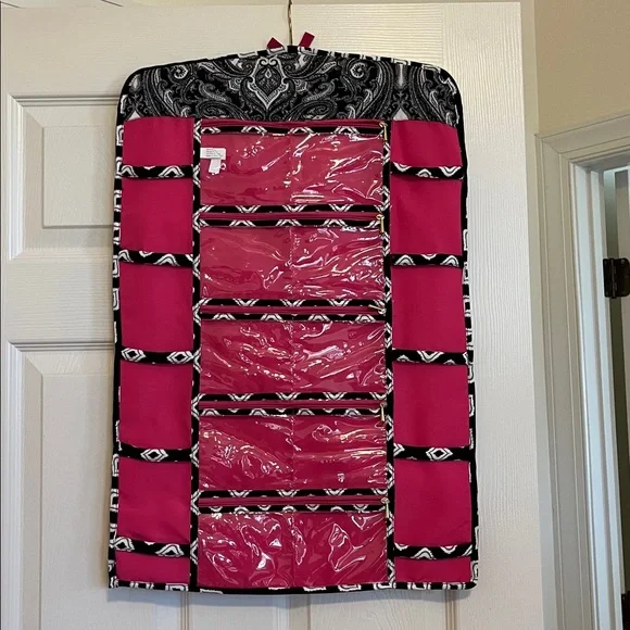 Pink Hanging Jewelry Organizer - Picture 2 of 4